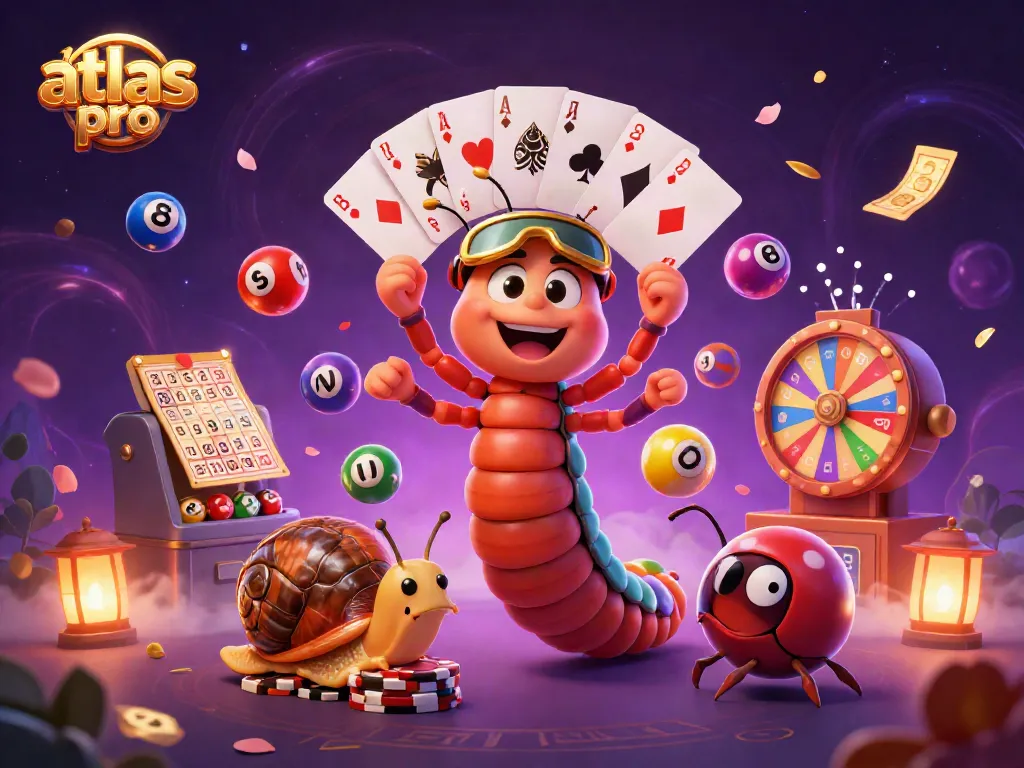 atlas pro : Profitez d'une expérience de jeu captivante avec des personnages de casino animés.
